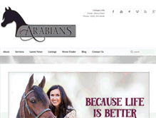 Tablet Screenshot of iarabians.com